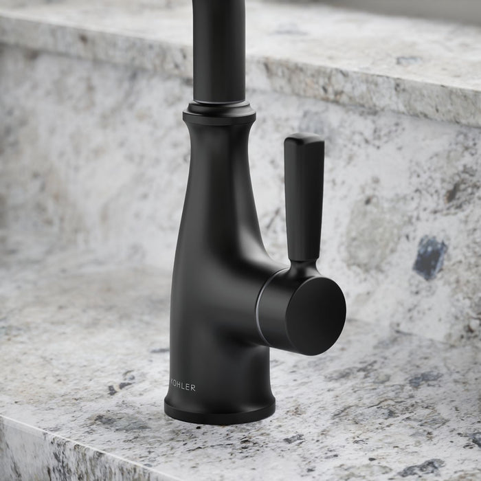 KOHLER K-26367 Traditional Beverage faucet, matte black - view 5
