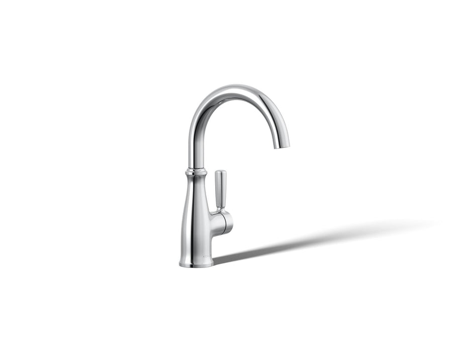 KOHLER K-26367 Traditional Beverage faucet, polished chrome