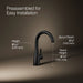 KOHLER K-26368 Transitional Beverage faucet, matte black - view 3