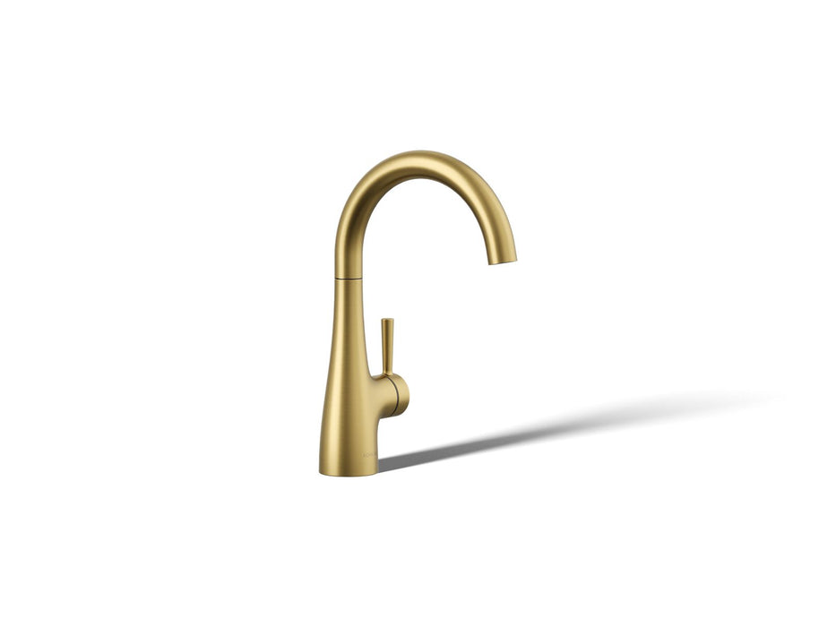 KOHLER K-26368 Transitional Beverage faucet, vibrant brushed moderne brass