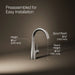 KOHLER K-26368 Transitional Beverage faucet, vibrant stainless - view 4