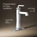 KOHLER K-26430-4K Riff Tall single-handle bathroom sink faucet, 1.0 gpm, polished chrome - view 3