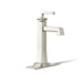 KOHLER K-26430-4K Riff Tall single-handle bathroom sink faucet, 1.0 gpm, vibrant polished nickel