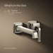 KOHLER K-26431-4 Riff Wall-mount single-handle bathroom sink faucet, 1.2 gpm, vibrant brushed nickel - view 5