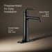KOHLER K-26437-4 Tone Tall single-handle bathroom sink faucet, 1.2 gpm, matte black - view 3