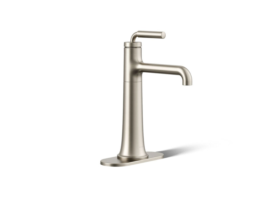 KOHLER K-26437-4K Tone Tall single-handle bathroom sink faucet, 1.0 gpm, vibrant brushed nickel