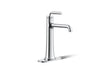 KOHLER K-26437-4N Tone Tall single-handle bathroom sink faucet, 0.5 gpm, polished chrome