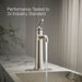 KOHLER K-26437-4N Tone Tall single-handle bathroom sink faucet, 0.5 gpm, vibrant brushed nickel - view 5