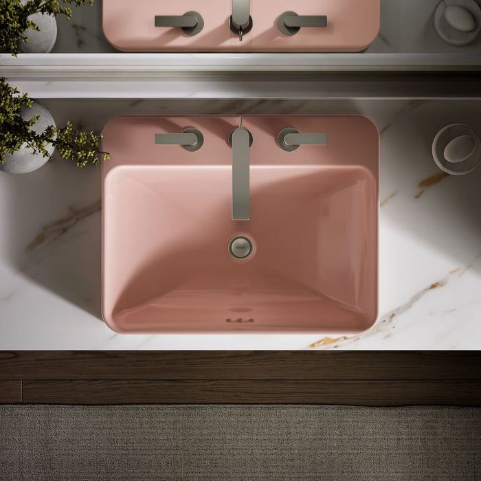 KOHLER K-2660-8 Vox 23" Rectangular Vessel Bathroom Sink, 150th peachblow - view 5