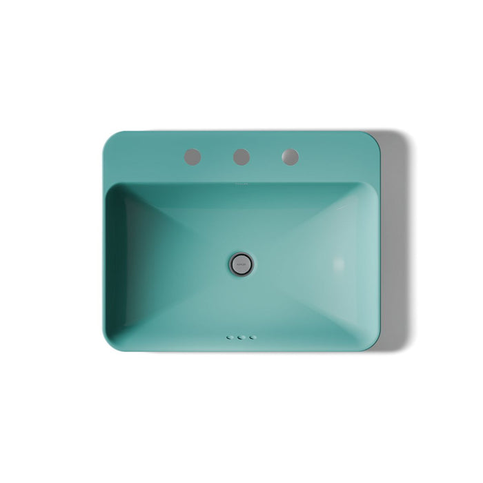 KOHLER K-2660-8 Vox 23" Rectangular Vessel Bathroom Sink, 150th spring green - view 3