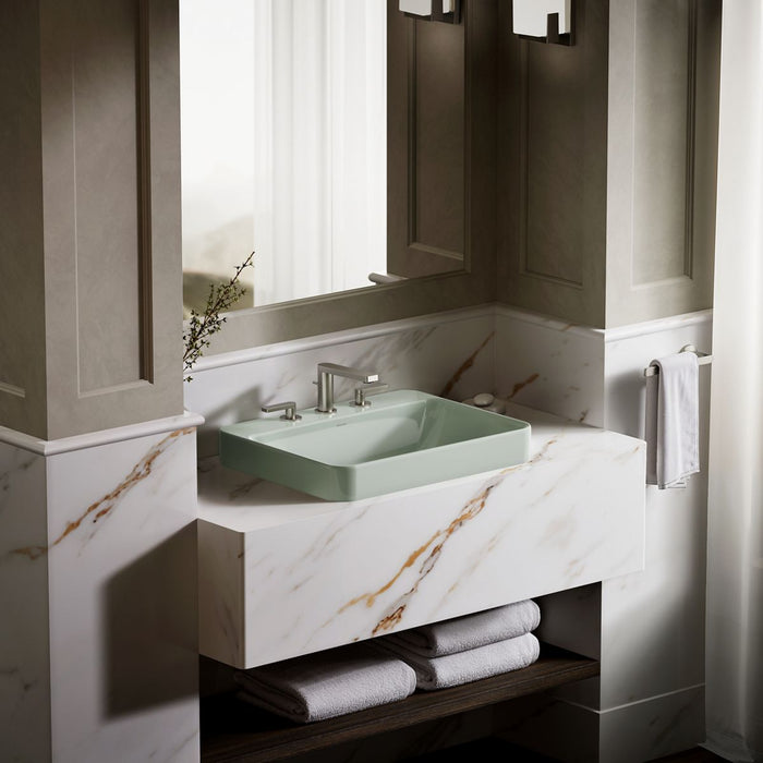 KOHLER K-2660-8 Vox 23" Rectangular Vessel Bathroom Sink