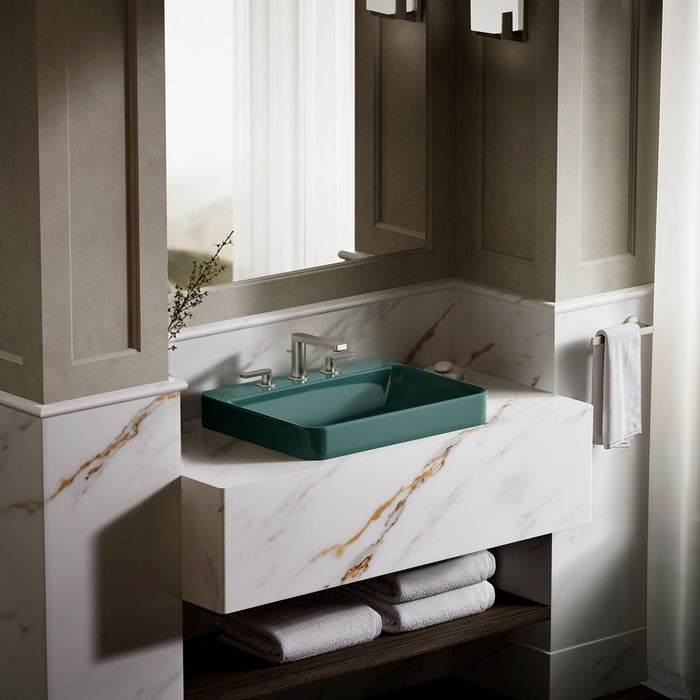 KOHLER K-2660-8 Vox 23" Rectangular Vessel Bathroom Sink