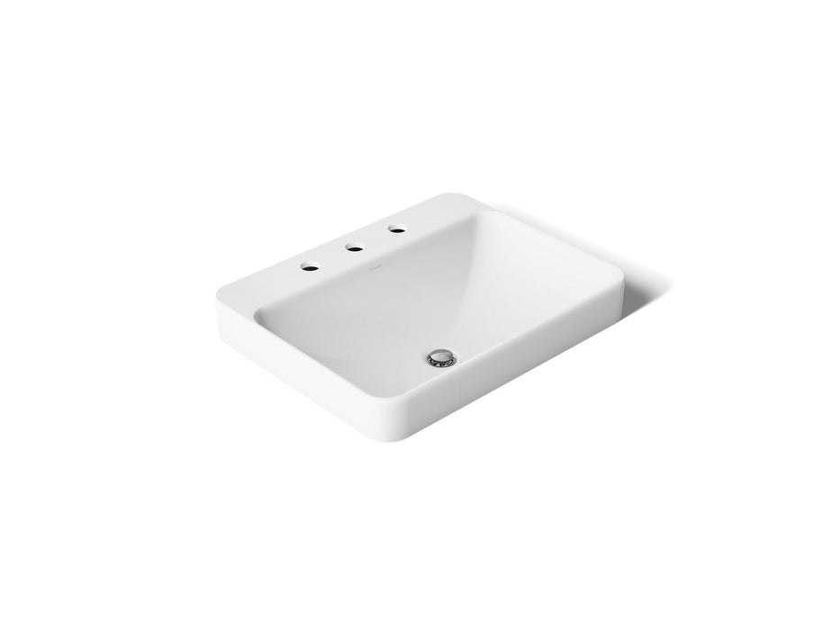 KOHLER K-2660-8 Vox 23" Rectangular Vessel Bathroom Sink