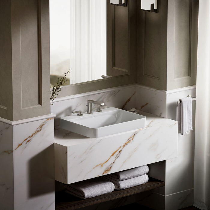KOHLER K-2660-8 Vox 23" Rectangular Vessel Bathroom Sink