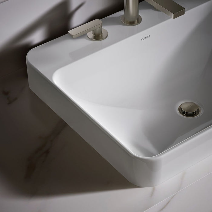 KOHLER K-2660-8 Vox 23" Rectangular Vessel Bathroom Sink