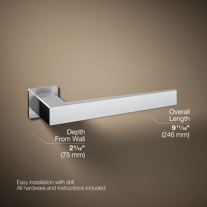 KOHLER K-26637 Honesty Towel arm, polished chrome - view 5