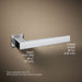 KOHLER K-26637 Honesty Towel arm, polished chrome - view 5