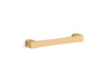 KOHLER K-26640 Honesty 5" cabinet pull, vibrant brushed moderne brass