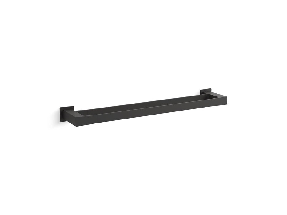 KOHLER K-26643 Honesty 24" double towel bar, matte black