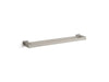 KOHLER K-26643 Honesty 24" double towel bar, vibrant brushed nickel
