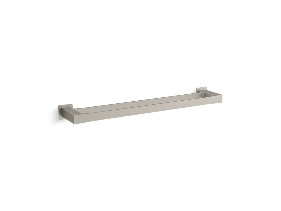 KOHLER K-26643 Honesty 24" double towel bar, vibrant brushed nickel