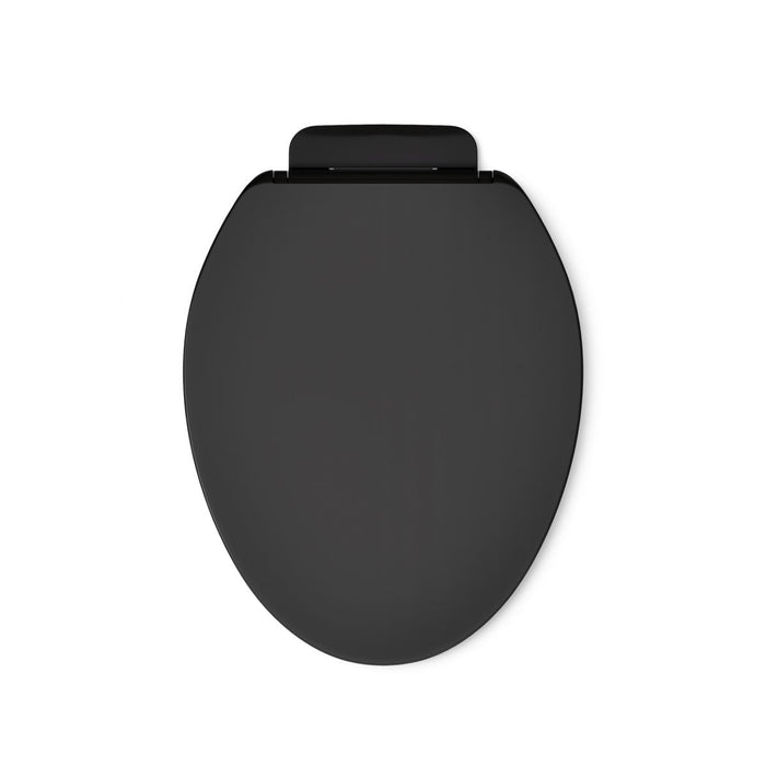 KOHLER K-26801 Impro ReadyLatch Quiet-Close elongated toilet seat, black black - view 2