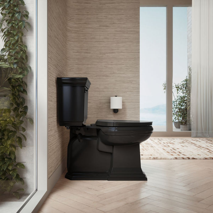 KOHLER K-26801 Impro ReadyLatch Quiet-Close elongated toilet seat, black black - view 3