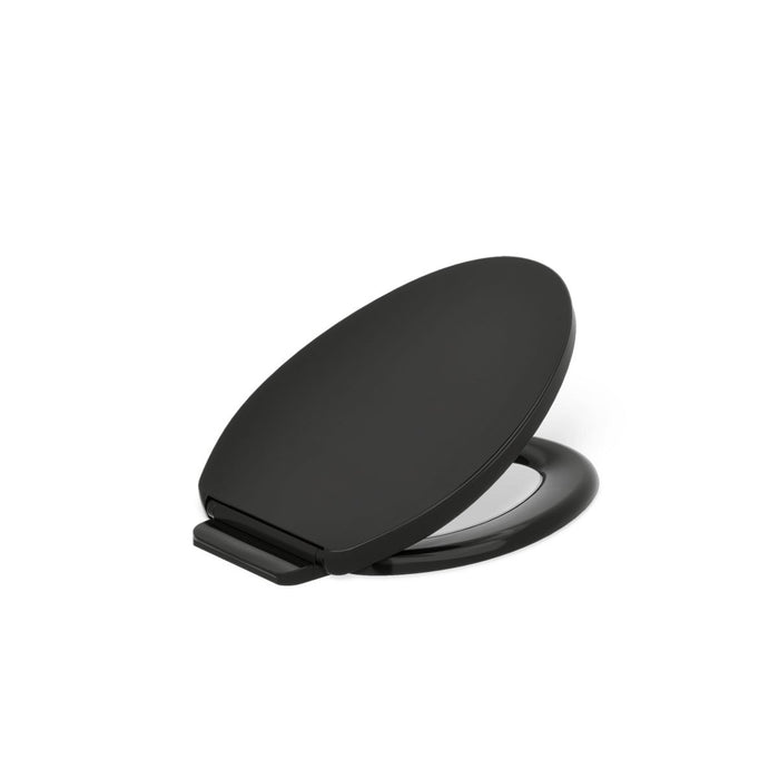 KOHLER K-26801 Impro ReadyLatch Quiet-Close elongated toilet seat, black black - view 5