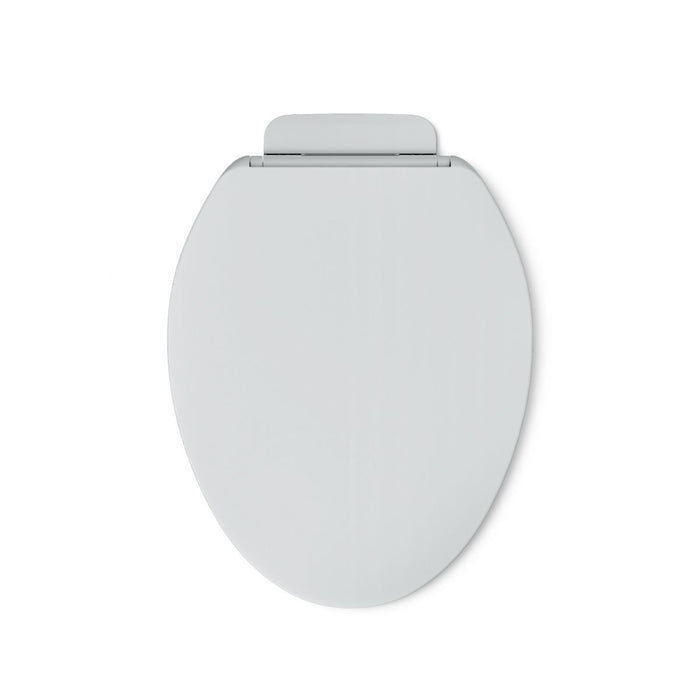 KOHLER K-26801 Impro ReadyLatch Quiet-Close elongated toilet seat, ice grey - view 2