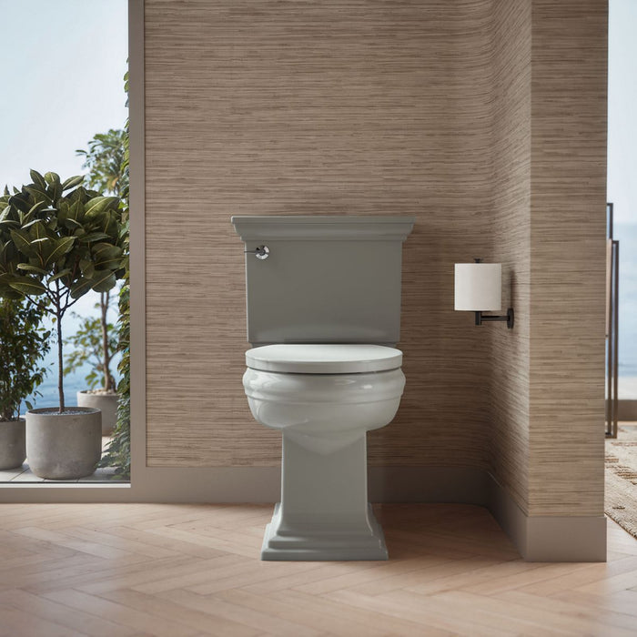 KOHLER K-26801 Impro ReadyLatch Quiet-Close elongated toilet seat, ice grey - view 4
