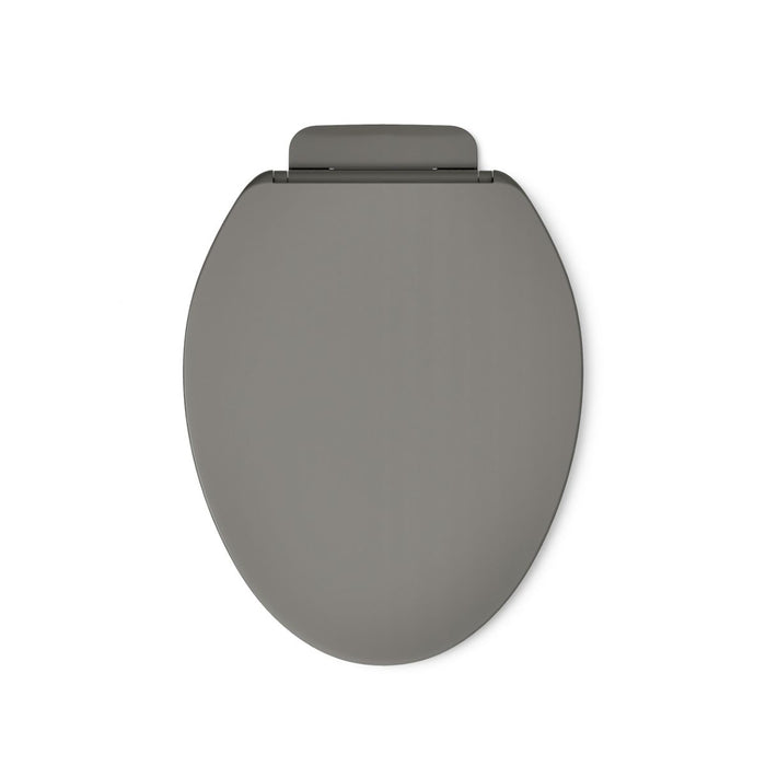 KOHLER K-26801 Impro ReadyLatch Quiet-Close elongated toilet seat, thunder grey - view 2