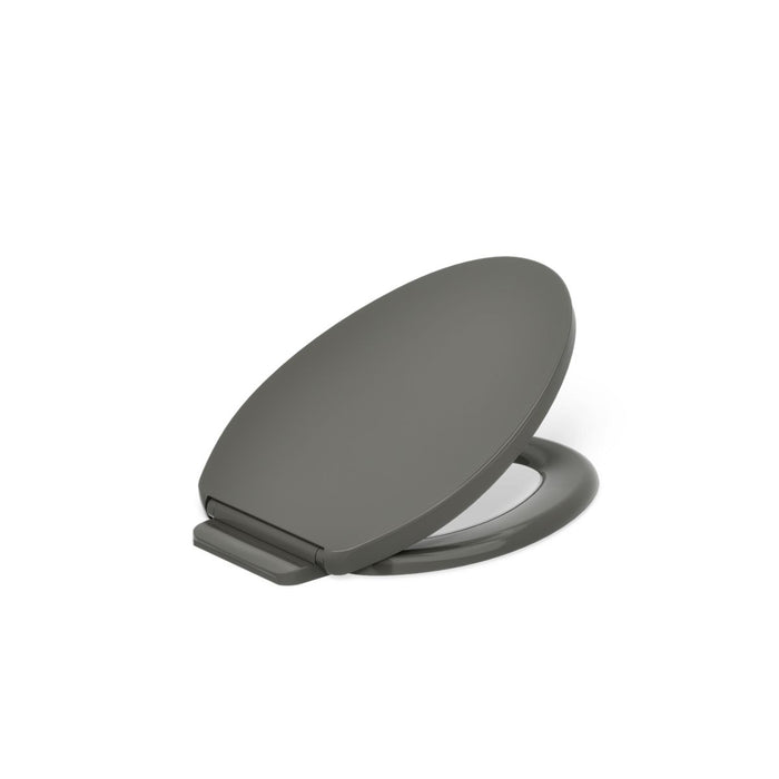 KOHLER K-26801 Impro ReadyLatch Quiet-Close elongated toilet seat, thunder grey - view 5