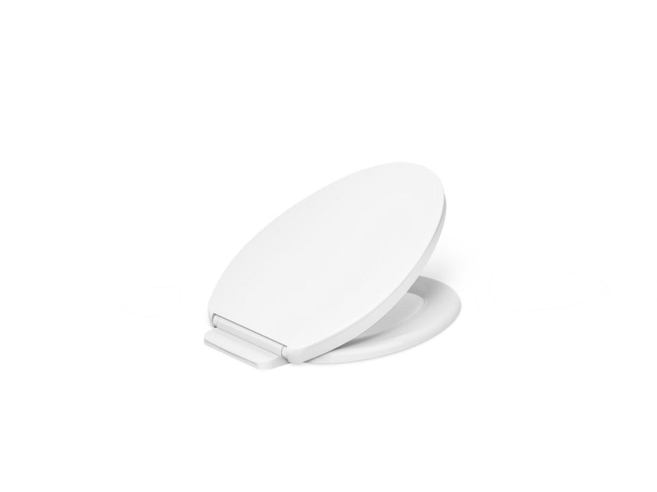 KOHLER K-26801 Impro ReadyLatch Quiet-Close elongated toilet seat, white