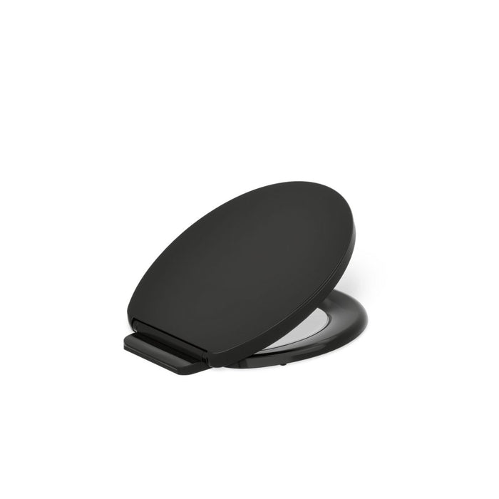 KOHLER K-26802 Impro ReadyLatch Quiet-Close round-front toilet seat, black black - view 4