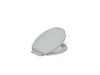 KOHLER K-26802 Impro ReadyLatch Quiet-Close round-front toilet seat, ice grey