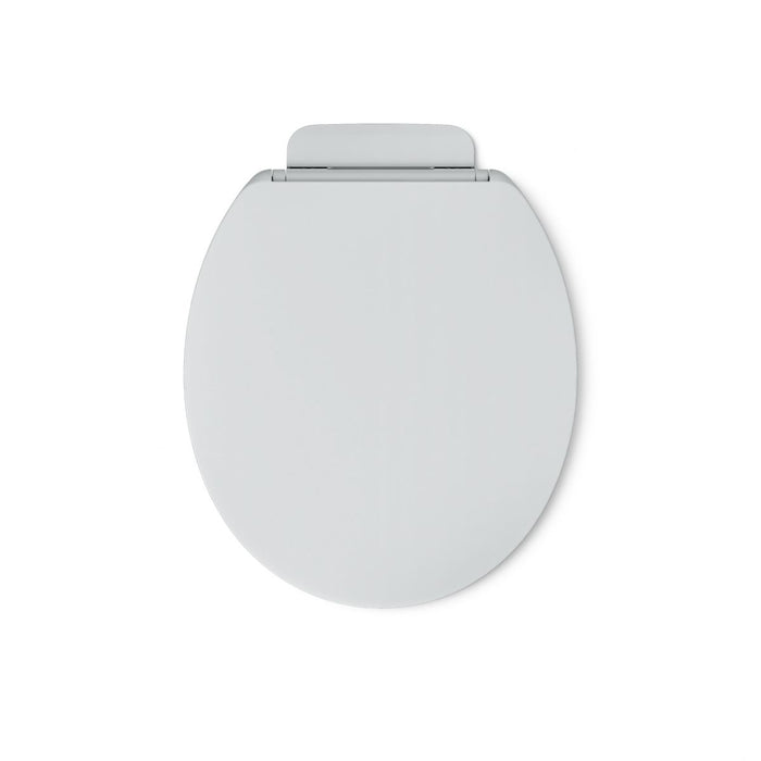 KOHLER K-26802 Impro ReadyLatch Quiet-Close round-front toilet seat, ice grey - view 2