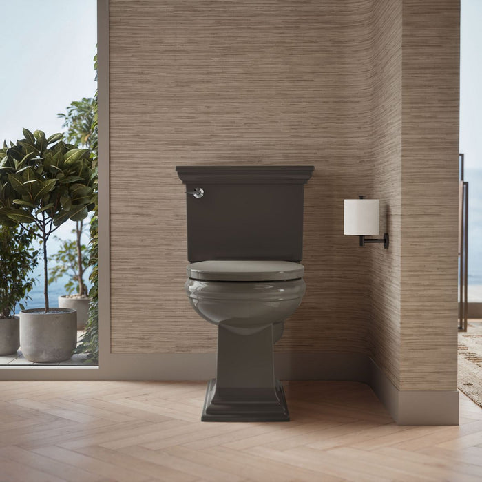 KOHLER K-26802 Impro ReadyLatch Quiet-Close round-front toilet seat, thunder grey - view 4