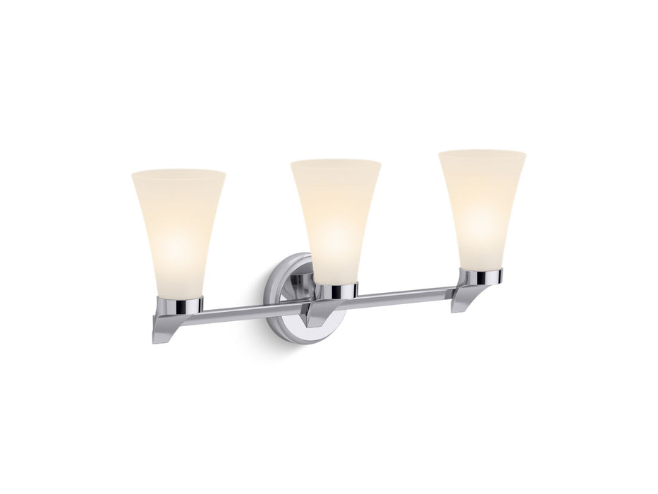 KOHLER K-26848-SC03 Simplice Three-light sconce, polished chrome - view 3