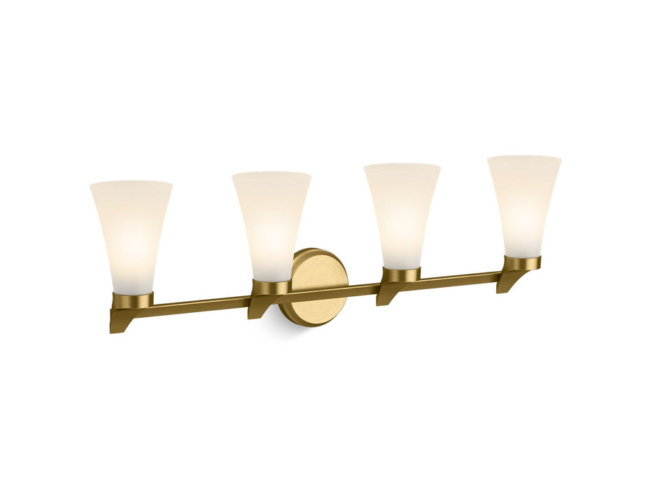 KOHLER K-26849-SC04 Simplice Four-light sconce, brushed moderne brass - view 3