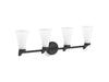 KOHLER K-26849-SC04 Simplice Four-light sconce, matte black