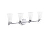 KOHLER K-26849-SC04 Simplice Four-light sconce, polished chrome