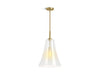 KOHLER K-26851-PE01 Simplice 14" pendant, brushed moderne brass - view 2