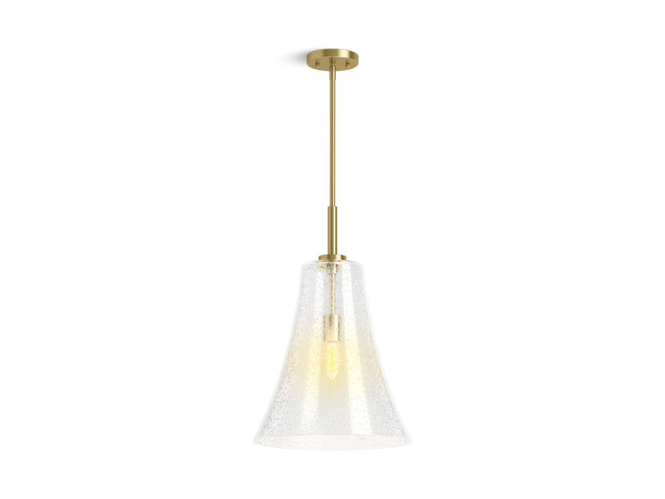 KOHLER K-26851-PE01 Simplice 14" pendant, brushed moderne brass - view 2