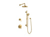 KOHLER K-26914-Y Awaken Showering kit, 2.5 gpm, vibrant brushed moderne brass