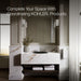 KOHLER K-2699-8 Bryant 20-1/4" Oval Drop-in Bathroom Sink, black black - view 5