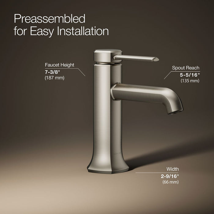 KOHLER K-27000-4 Occasion Single-handle bathroom sink faucet, 1.2 gpm