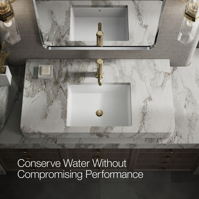 KOHLER K-27000-4K Occasion Single-handle bathroom sink faucet, 1.0 gpm, vibrant french gold - view 5