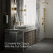 KOHLER K-27000-4N Occasion Single-handle bathroom sink faucet, 0.5 gpm, vibrant brushed moderne brass - view 3
