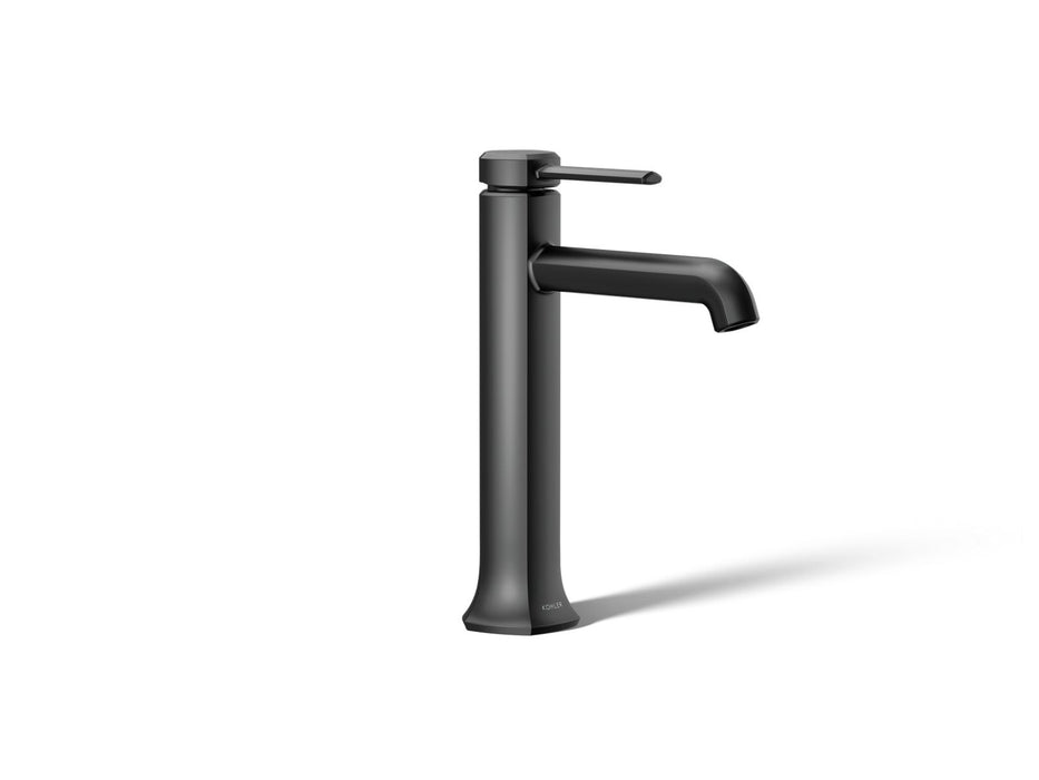 KOHLER K-27003-4N Occasion Tall single-handle bathroom sink faucet, 0.5 gpm, matte black