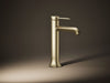 KOHLER K-27003-4N Occasion Tall single-handle bathroom sink faucet, 0.5 gpm, vibrant french gold - view 3